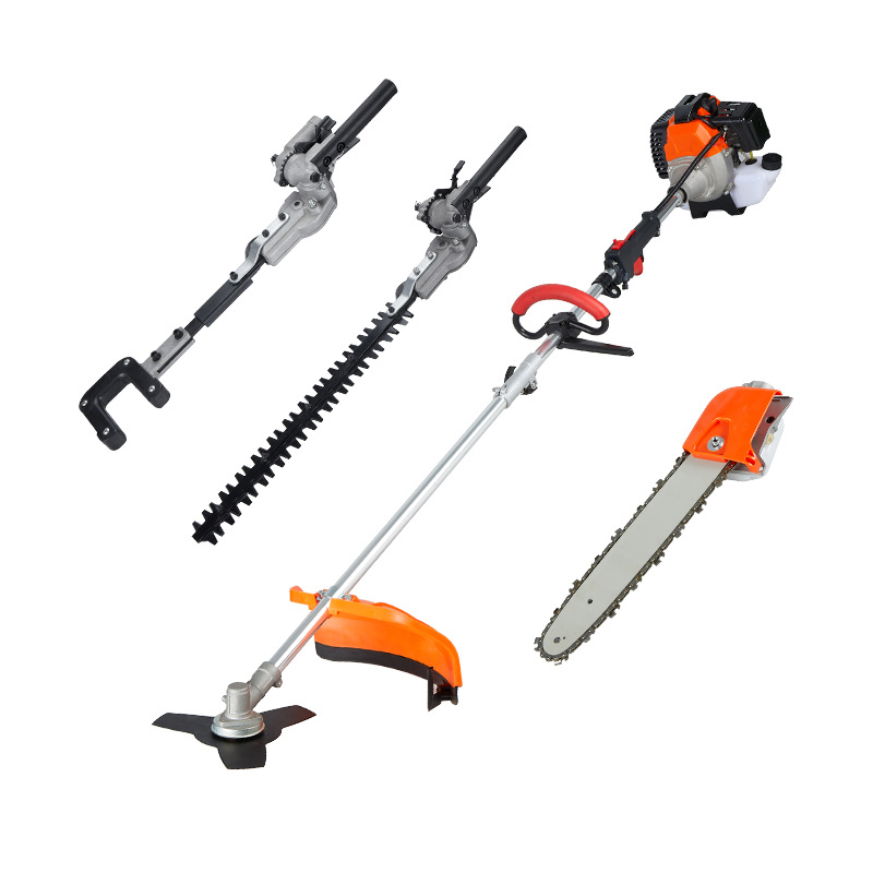 Gasoline engine lawn mower high branch saw high branch pruning chain saw 75cm pruning shears chain saw high branch saw head multi-function