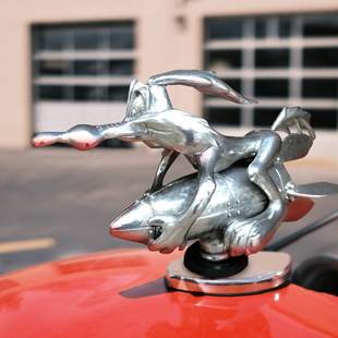 LKX Wile E Coyote Hood decoration surprise Hood decorations for car lovers