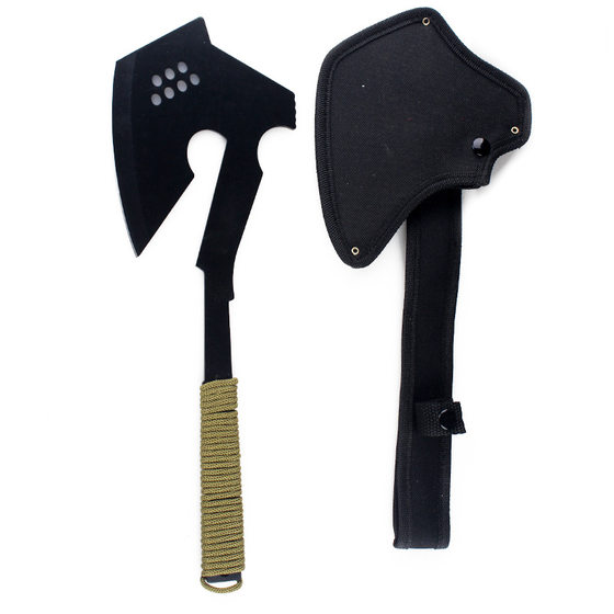 Outdoor Multifunctional Axe Camping Tactical Axe Knife Mountain Cutting Wood Cutting Fire Axe Car Camping Woodwork Axe