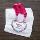 Wholesale cute wool bear new plastic portable packaging gift clothing shopping bag children's clothing shoe box bag