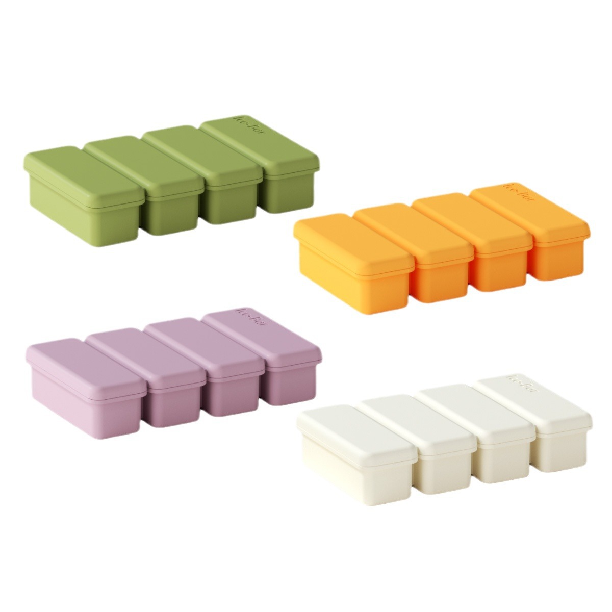 Silicone Ice Tray mold bar-shaped popsicle frozen ice cube kitchen ice cream mold ice cream food supplement baking diy ice mold