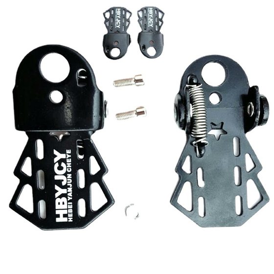 Mountain bike thickened steel folding pedal children's balance board 99 type riding accessories