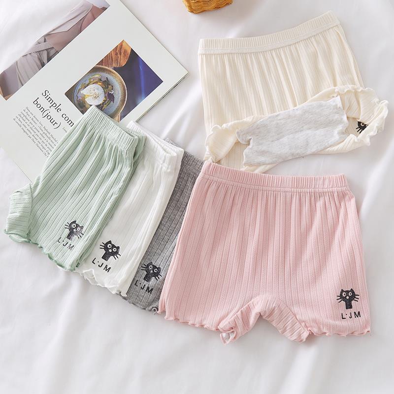 Girls' Safety Pants Summer Thin New Modal Leggings Anti-Light Large Children's Pure Cotton Insurance Pants Shorts