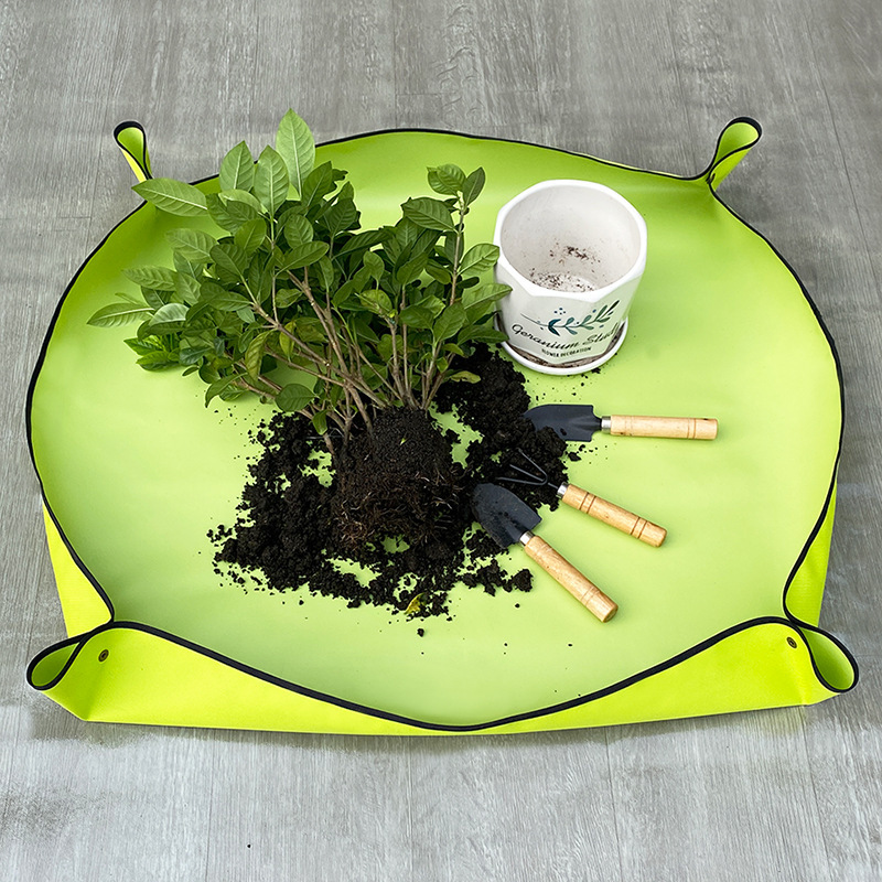 Factory supply home gardening mat potted planting soil change pot operating mat garden planting tools flower mat