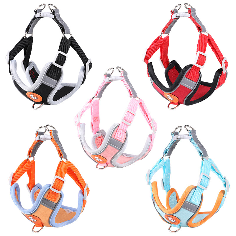 Vest dog leash medium and small dog Teddy Bear Cat pet chest strap puppy puppy dog chain