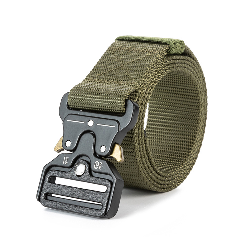 Cobra tactical belt men's outdoor nylon buckle belt student military training overalls belt manufacturers wholesale