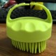 Grass green bath brush with long teeth