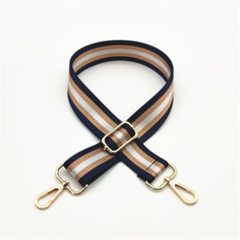 New Bright Line Gold Line Bag Clothing Accessories Shoulder Strap Adjustable Shoulder Crossbody Women's Bag Replacement Decorative Long Shoulder Strap