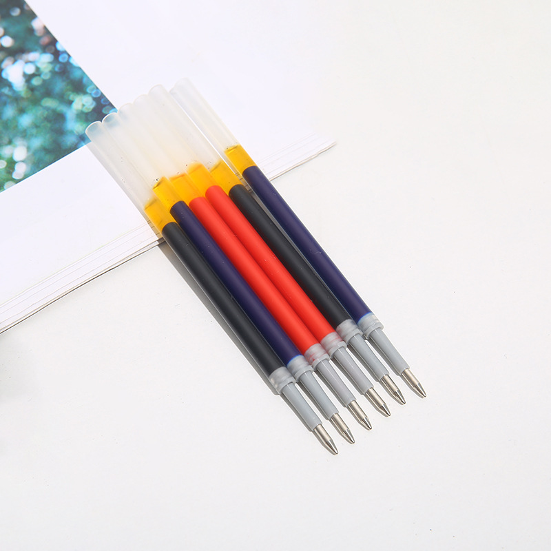 Press Neutral Refill Large Capacity Red Blue Black Press Refill 0.5 Bullet Neutral Refill Refill
