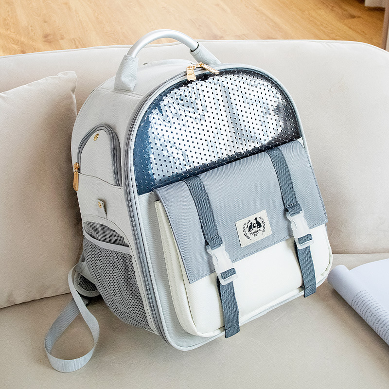 Amazon Hot Cat Bag Going Out Portable Pet Bag Foldable Large Capacity Cat Dog Backpack Cat Bag
