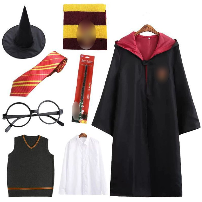 harry potter costume magic robe adult children halloween cosplay cape cape cos performance costume