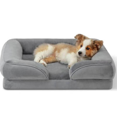 Amazon Foam Sofa with Detachable Washable Cover, Waterproof Lining and Non-slip Bottom Sofa, Pet Bed Nest