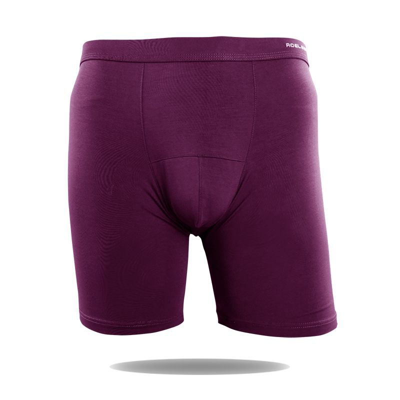 Men's Sports Long Leg Panties Modal Boxers Running Anti-wear Leg Pants Quick-drying Long Boxers