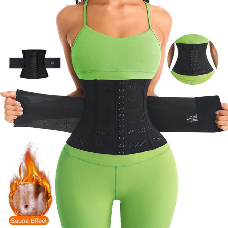 Fitness Sports Belly Belt Waist Mesh Breathable Slimming Belly Belt Women's Sports Running Belly Belt