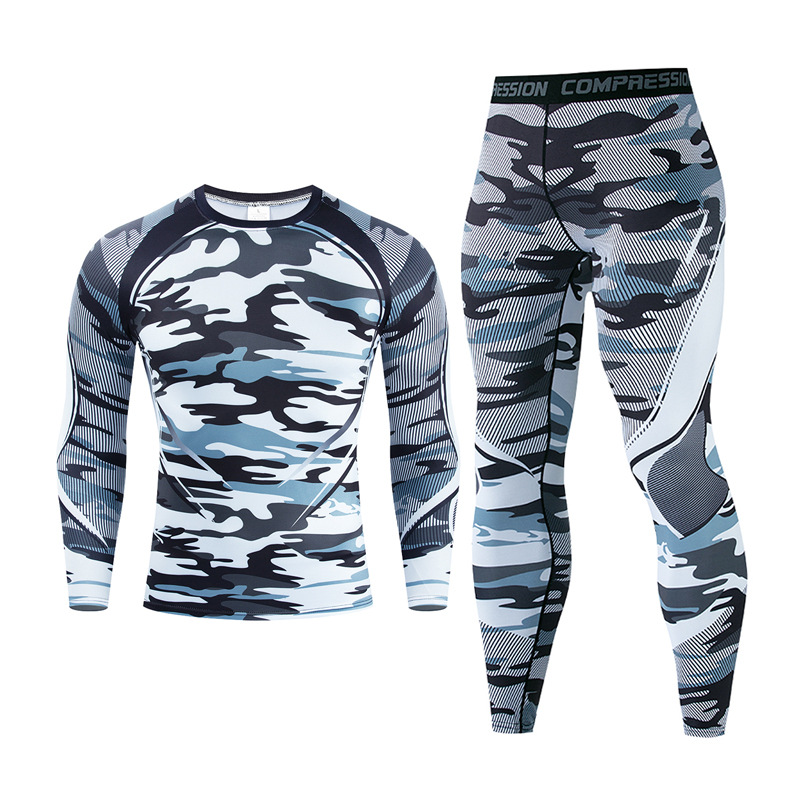 Tights Men's Sports Suit Riding Suit High Elastic Fitness Clothes Casual Running Factory Outlet