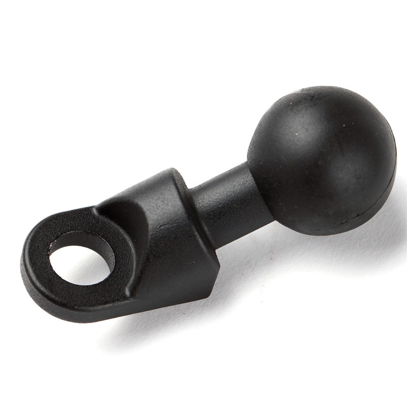 Tilt mouth ball head mobile phone navigation bracket aluminum alloy base U-shaped fixed ball head accessories motorcycle round handle Universal