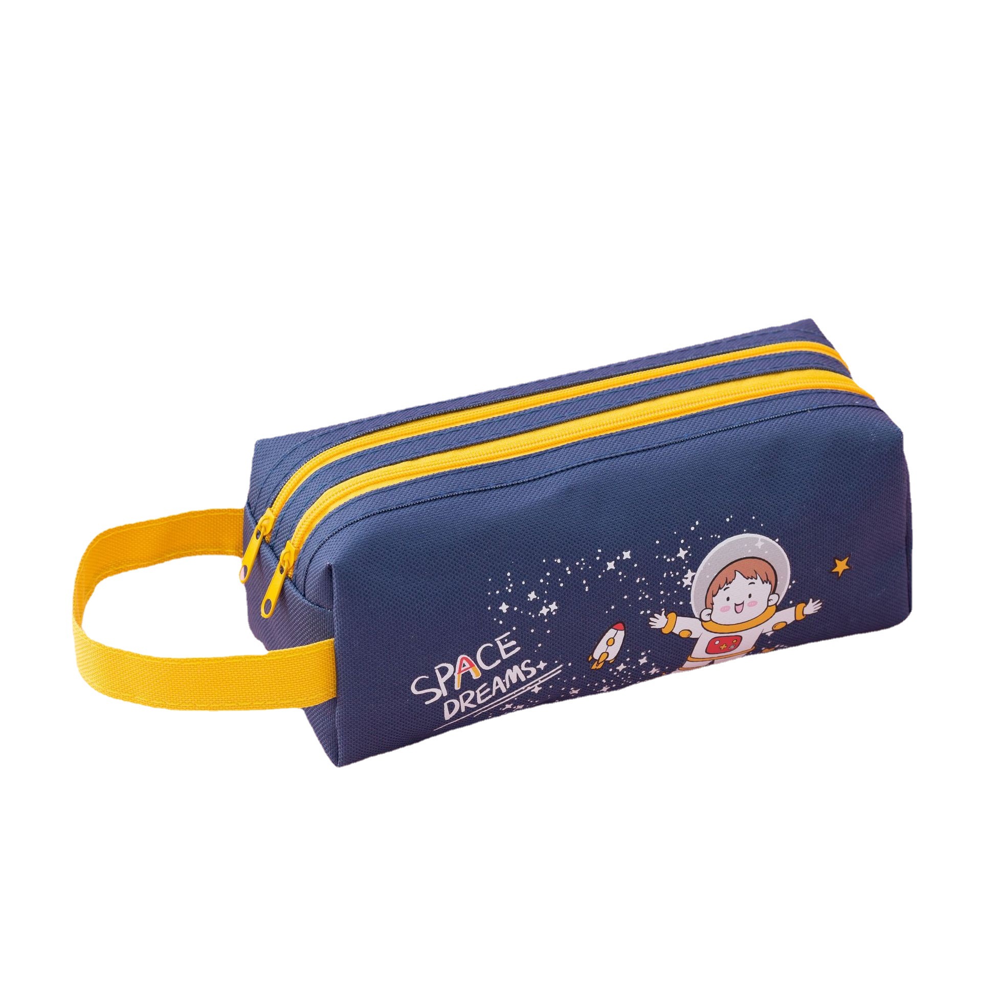 Japanese cute cartoon pencil bag large capacity junior high school pencil bag primary school stationery bag stationery box wholesale