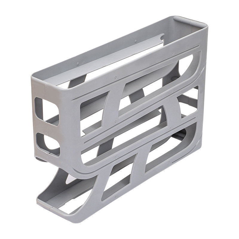Rolling egg storage box refrigerator with side door for eggs boxed egg rack special fresh-keeping box finishing artifact