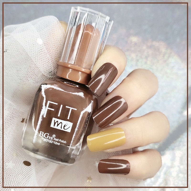 New Nail Polish Non-baking Quick-drying White Naked Color Non-tearing Set 36 Color Transparent Nail Polish Cross-border Beauty Makeup