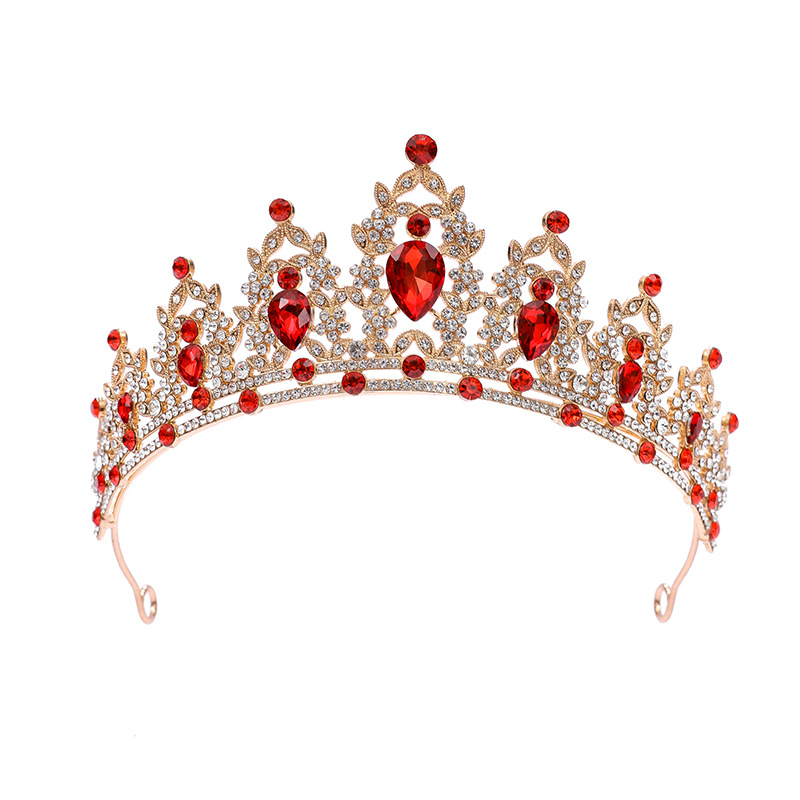 2024 new crown headdress children princess birthday crown headband wedding wedding dress accessories wholesale factory