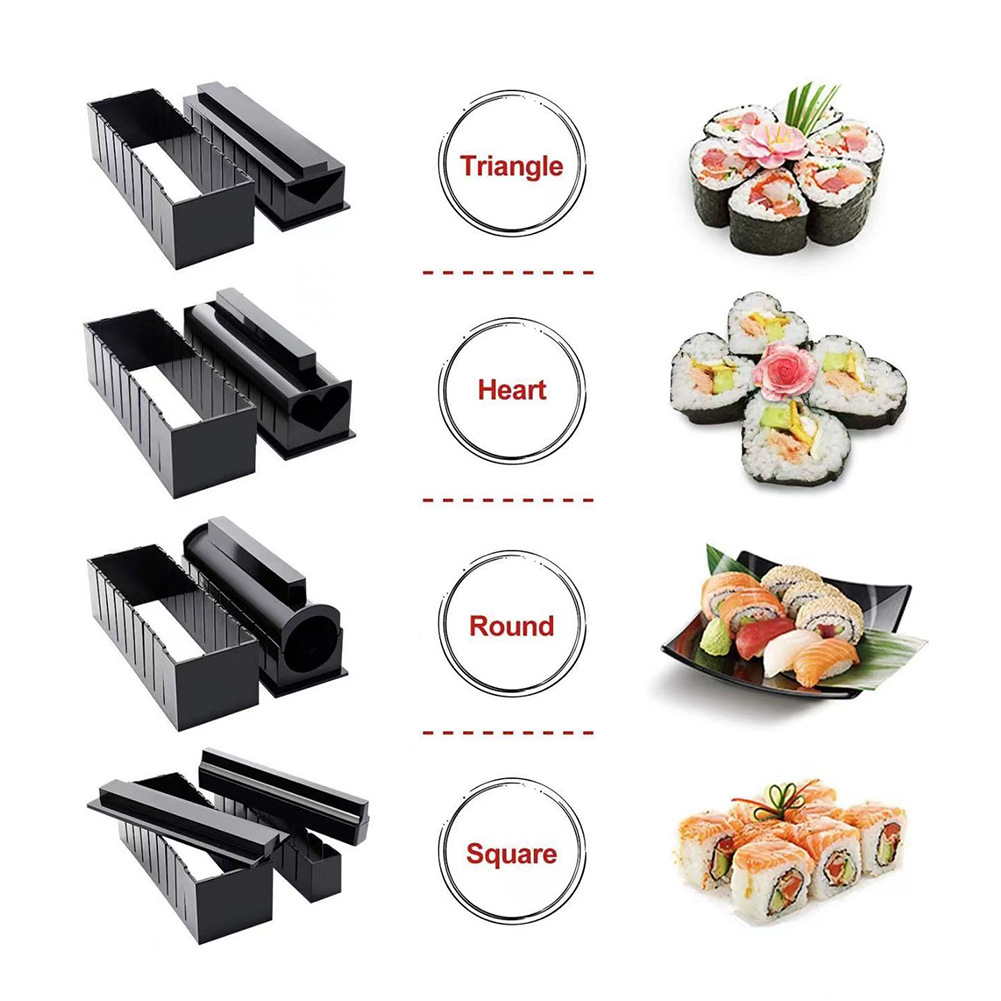 Cross-border Explosions Multifunctional Sushi Tool DIY Home Creative Cuisine Sushi Manual Rice Roll Combination Set