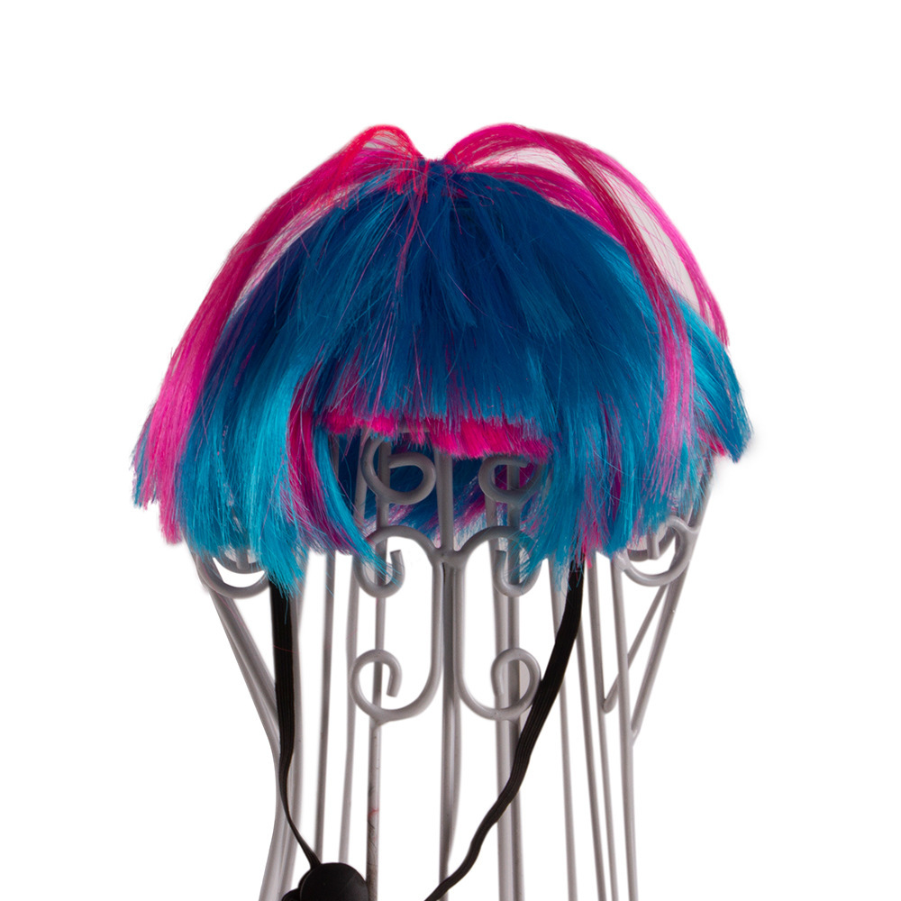 [Tail Print WEIYIN] Pet Wig Cat Headgear Cat Dog Dress Funny Headwear Pet Hat Accessories