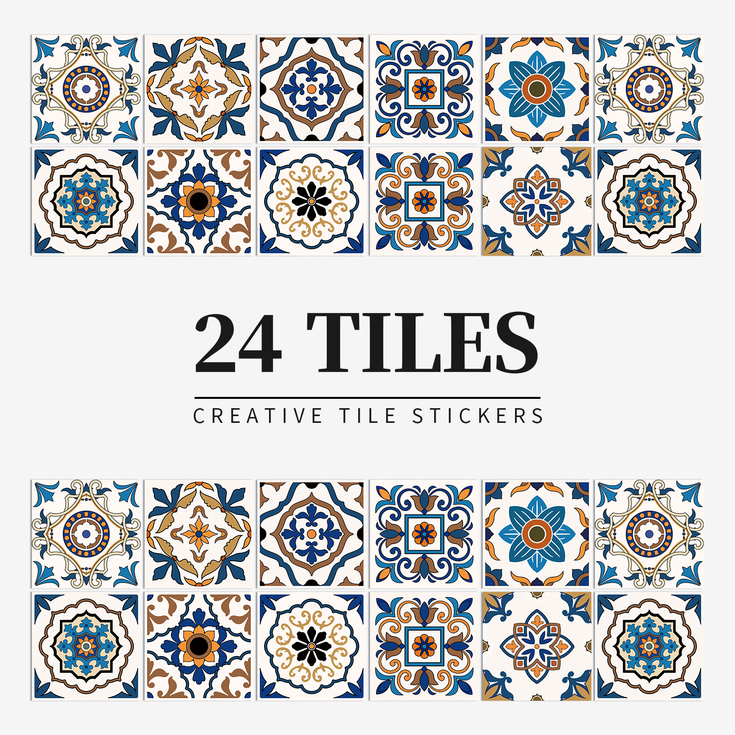 Waterproof PVC Mute Film Tile Sticker American Country Creative Stair Wall Decoration Reconstruction Wallpaper Self-adhesive Sticker