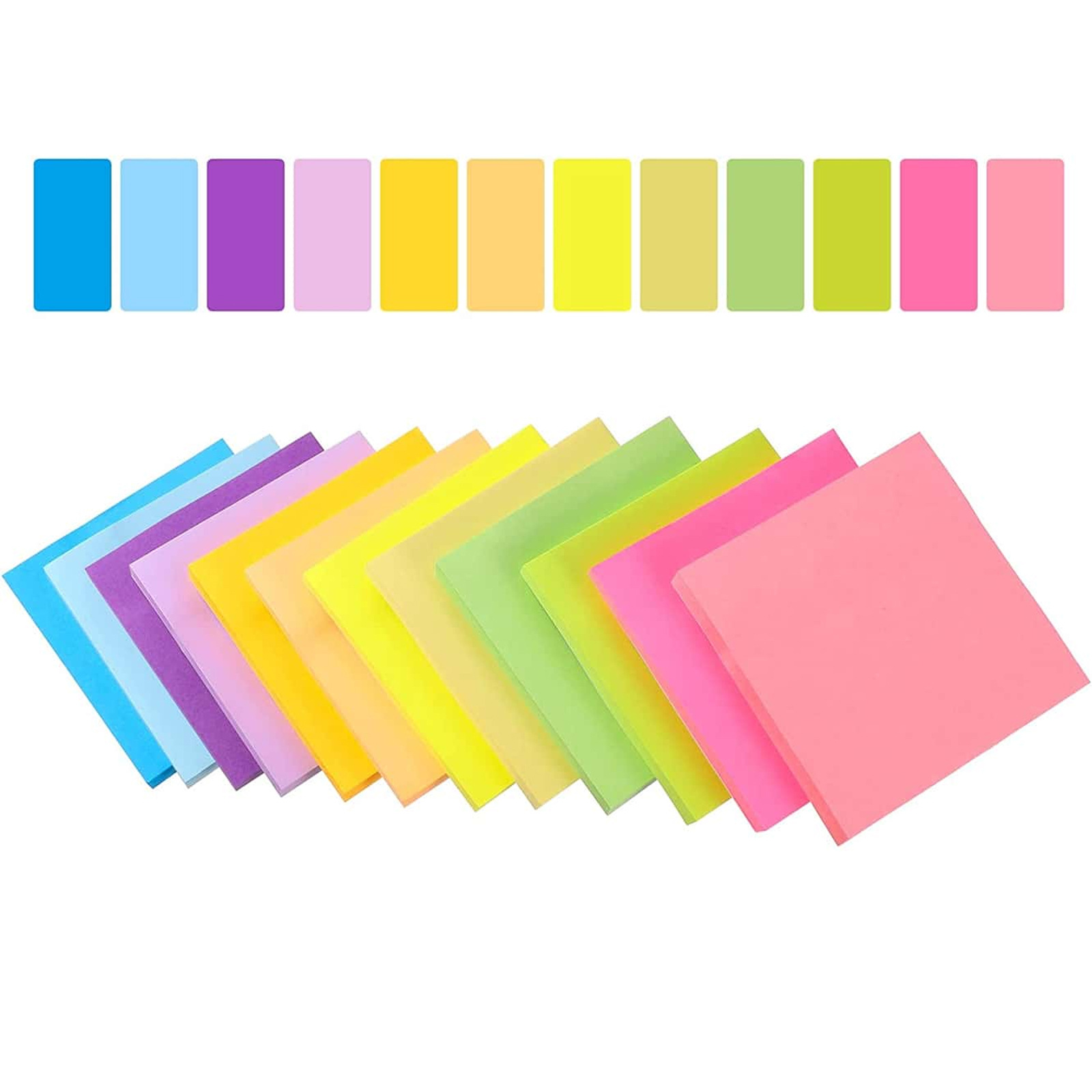 Fluorescent color Post-It Notes 3*3inch student notes n times paste cross-border best selling notes Factory Outlets
