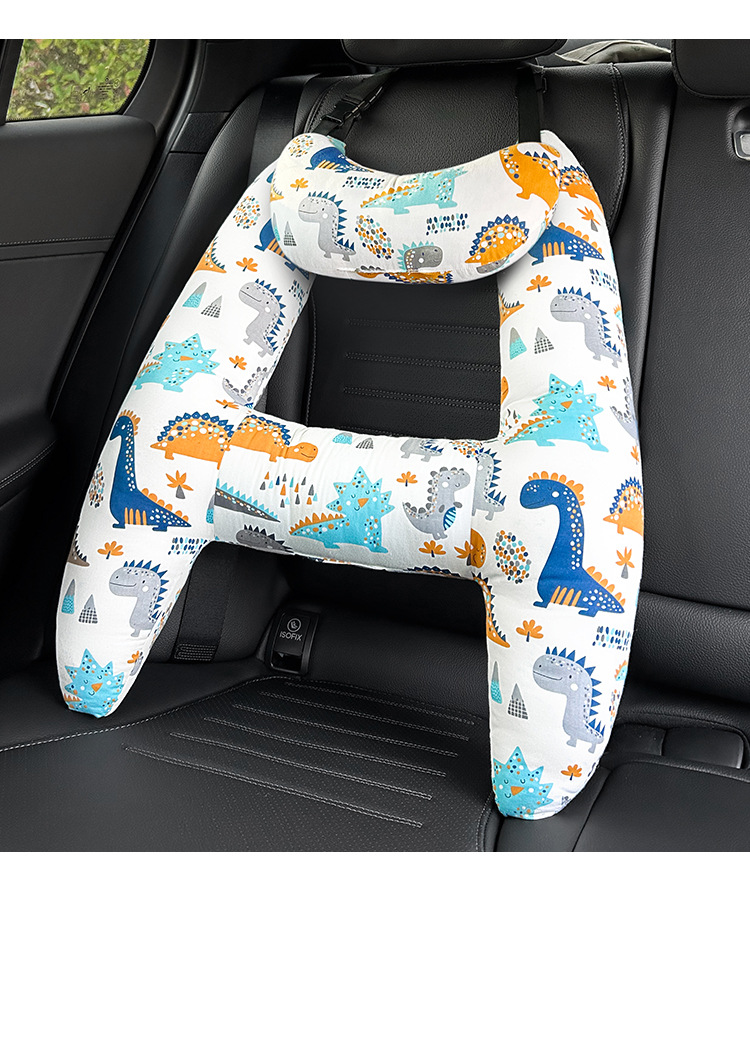 Children's car headrest cartoon car pillow rear neck pillow car pillow car sleeping artifact interior supplies_voghion.com