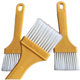 plastic paint brush waterproof brush glue plastic no. 4 small brush lint-free barbecue brush hair-planting brush yellow handle cleaning brush
