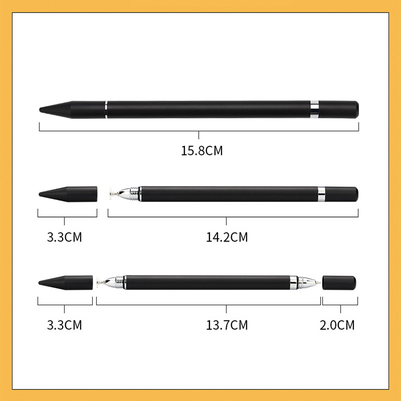 Disc writing two-in-One Touch touch touch pen capacitive screen for Apple Android dual-use handwriting metal capacitive pen