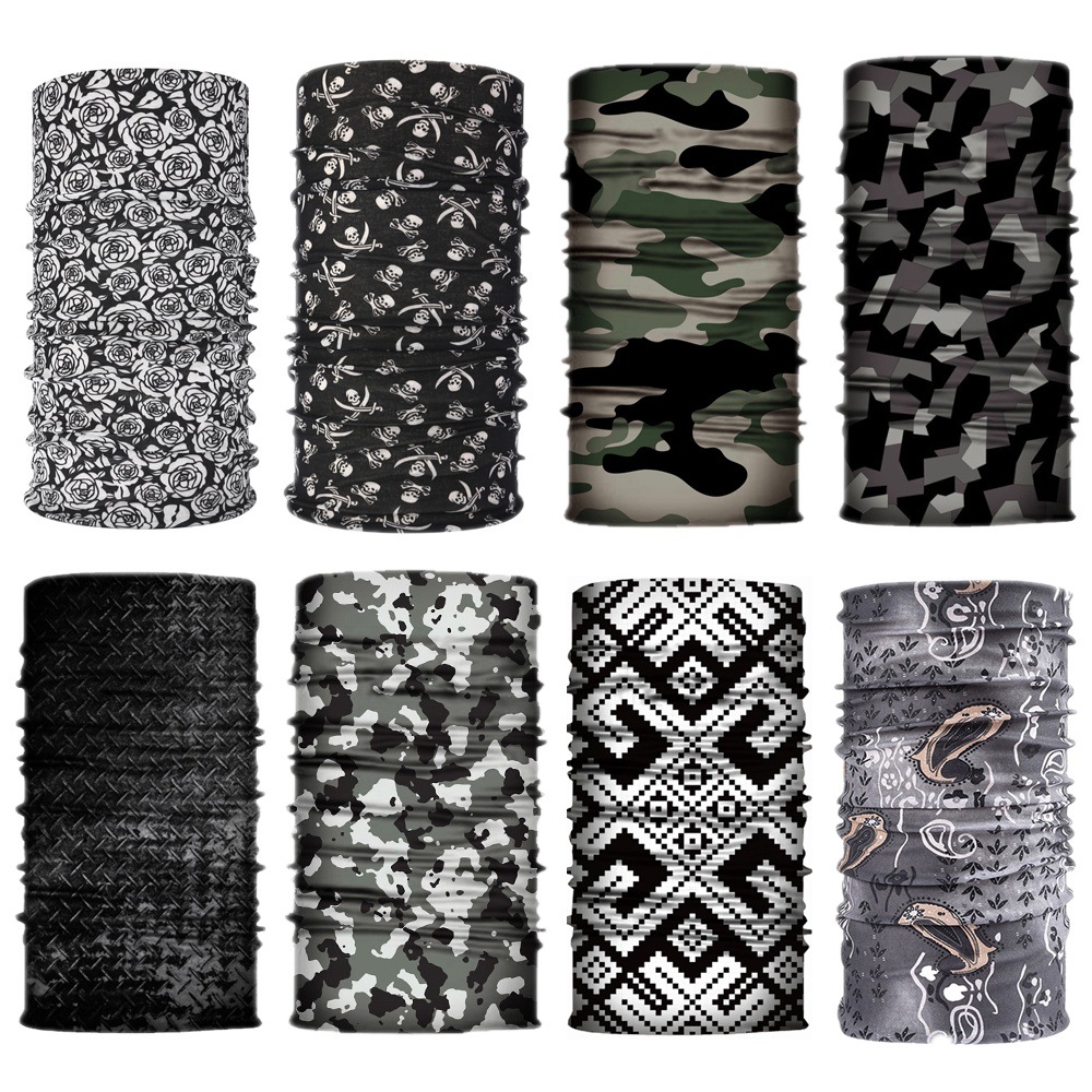 Cross-border exclusive in stock magic headscarf breathable seamless outdoor variety mask collar