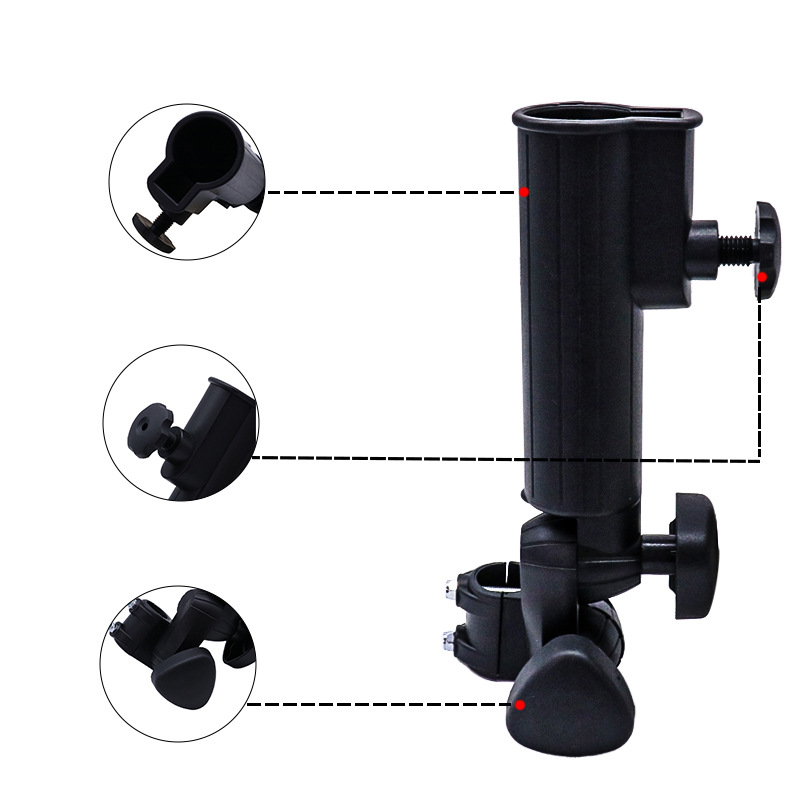 Factory Explosions Golf Umbrella Holder Plastic Black Adjustable Angle Umbrella Cartridge Accessories