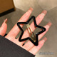 black five-pointed star