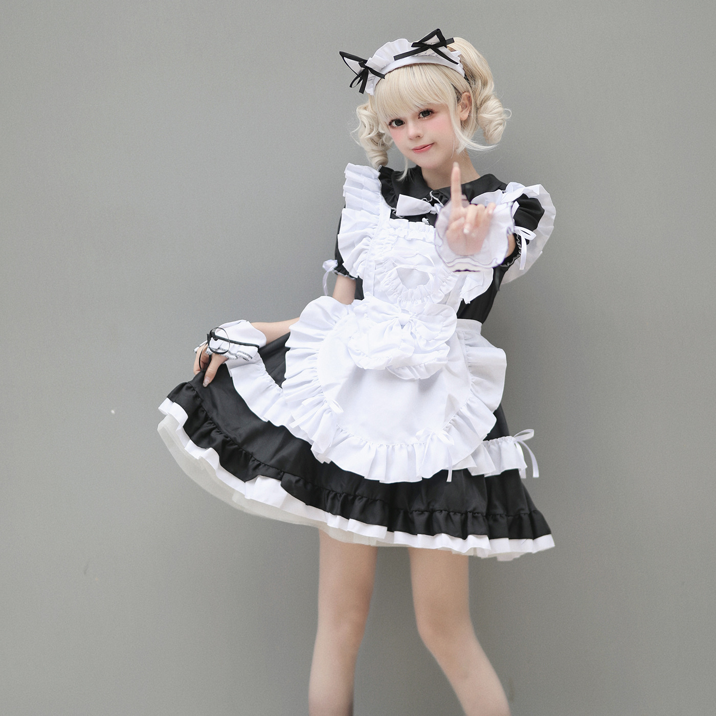 Cross-border Amazon Japanese cute girl akihara luxury maid clothing COSPLAY performance clothes online live broadcast