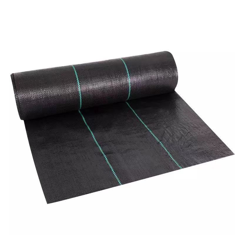 Cross-Border black anti-grass cloth anti-grass cloth Orchard agricultural weeding PE anti-grass cloth