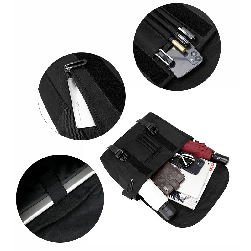 Trendy Brand Messenger Bag Men's Backpack Dead Flying Shoulder Bag Hong Kong Style Hip Hop Crossbody Bag Student Street Fashionable Small Schoolbag