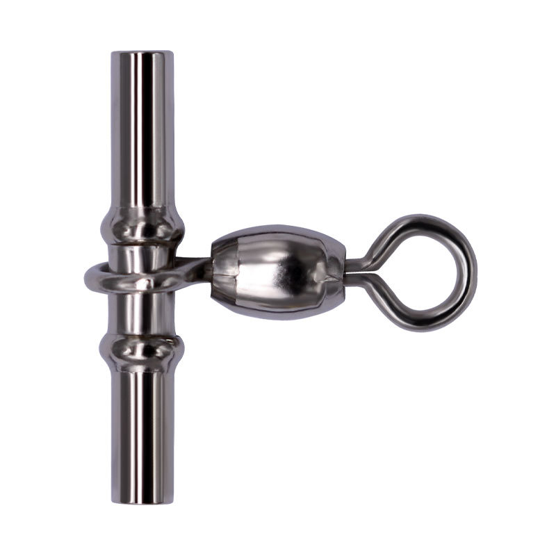 Fishing supplies bifurcated ring connector hook Japanese copper pipe bifurcated swivel fishing gear Accessories Wholesale