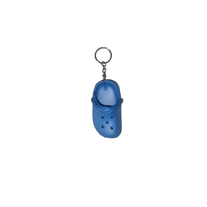 Cross-border Amazon keychain pendant mini slippers accessories small hole shoes small shoes buckle backpack pendant temu