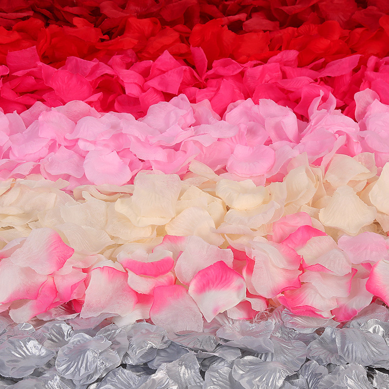 Wedding Ceremony Wedding Rose Petal Decoration Wedding Room Layout Simulation Wedding Bed Confession Proposal Dry Flower Petal Rain
