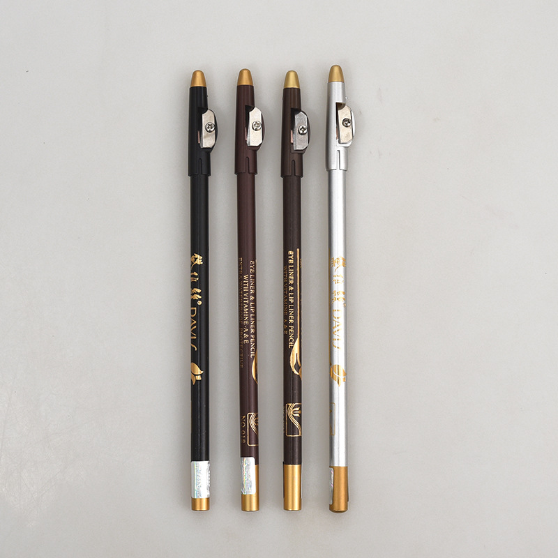 Cross-border foreign trade with knife eyeliner eyebrow pencil black Brown anti-sweat non-faint eyeliner manufacturers wholesale foreign trade
