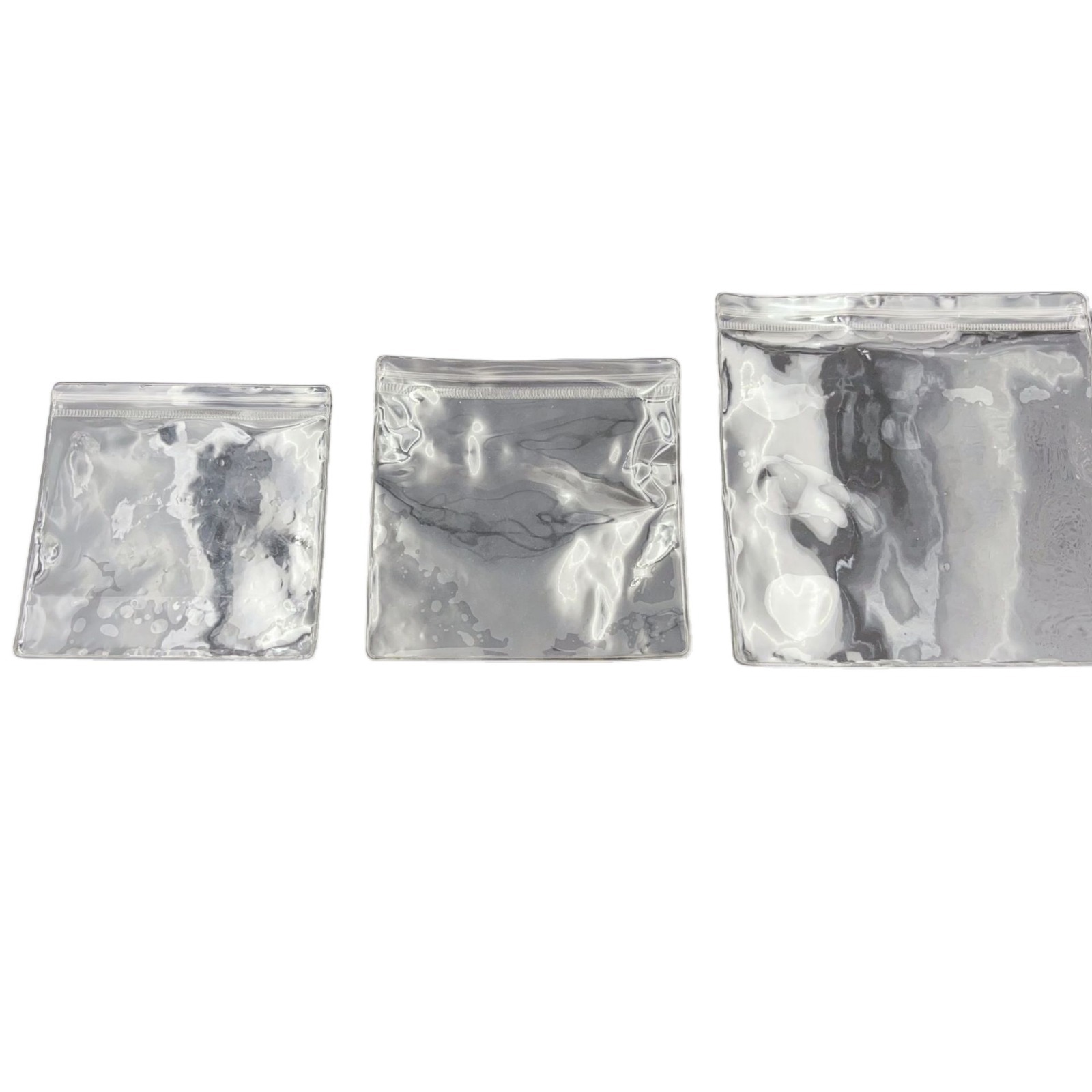 Thickened Transparent PVC Jewelry Storage Bag Jewelry Accessories Sealed Bag Plastic Anti-Oxidation Soft Plastic Bag