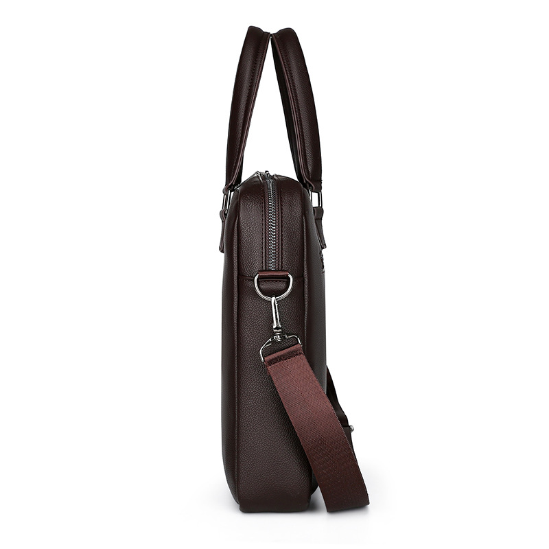 New business portable large capacity briefcase fashion business trip computer bag leisure travel simple wear-resistant messenger bag