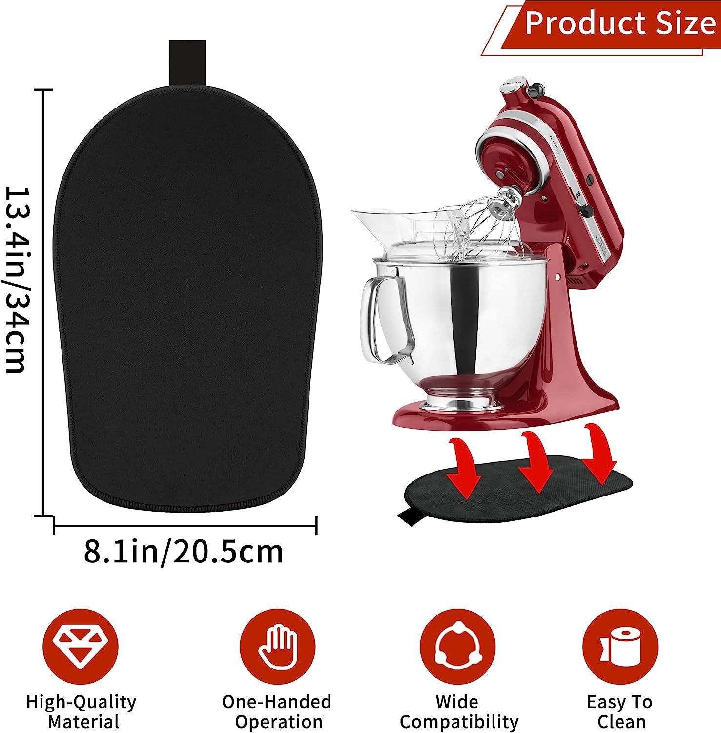 Spot small appliance sliding pad for KitchenAid Vertical mixer Cook machine anti-slip pad mobile pad