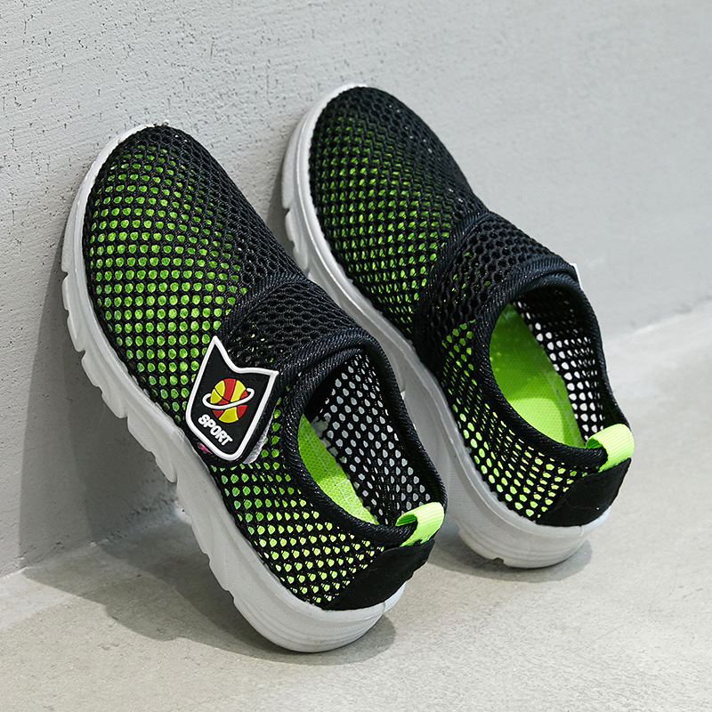 Summer Children's Shoes Mesh Shoes Boys Casual Shoes Children's Sports Shoes Girls Korean Style Single-layer Shoes Baby Breathable White Shoes