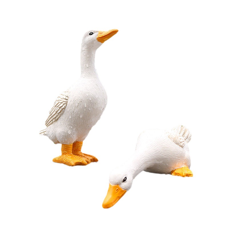 Simulation animal absorbent duck ornaments resin crafts garden ornaments courtyard layout pool fish pond landscaping