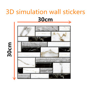 3d self-adhesive wall stickers TV background wall wallpaper self-adhesive wall stickers anti-collision soft bag can be pasted waterproof wall furniture decoration