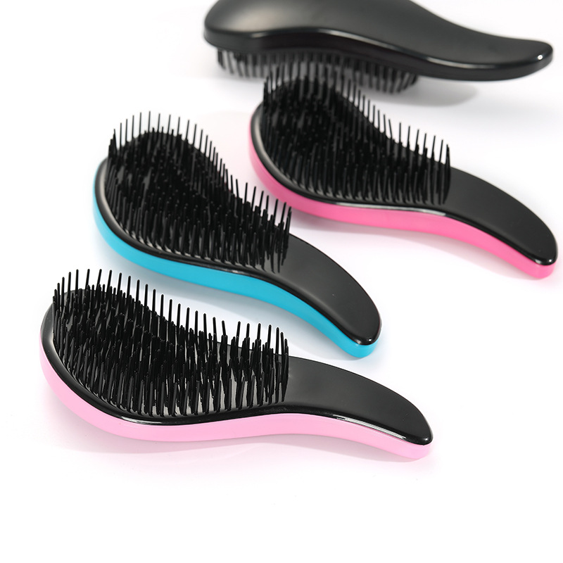 Factory direct hairdressing massage comb solid color fashion comb hairdressing comb scalp stretch massage comb a variety of hair combs