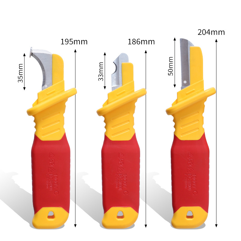 VDE insulated plastic vice insulated electrical knife IEC60900 high voltage resistant 1000V antimagnetic
