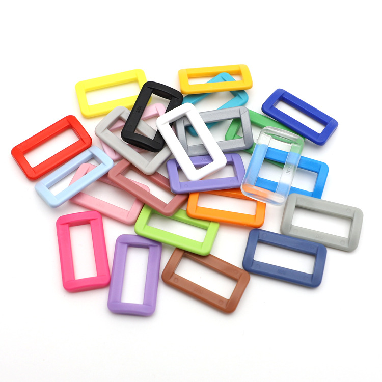 M001-25 Hualian KAM plastic second-gear buckle Lip Buckle adjustment buckle square buckle luggage accessories buckle size 25mm